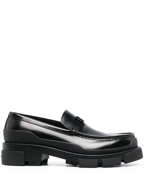 givenchy calfskin|Terra loafer in brushed leather .